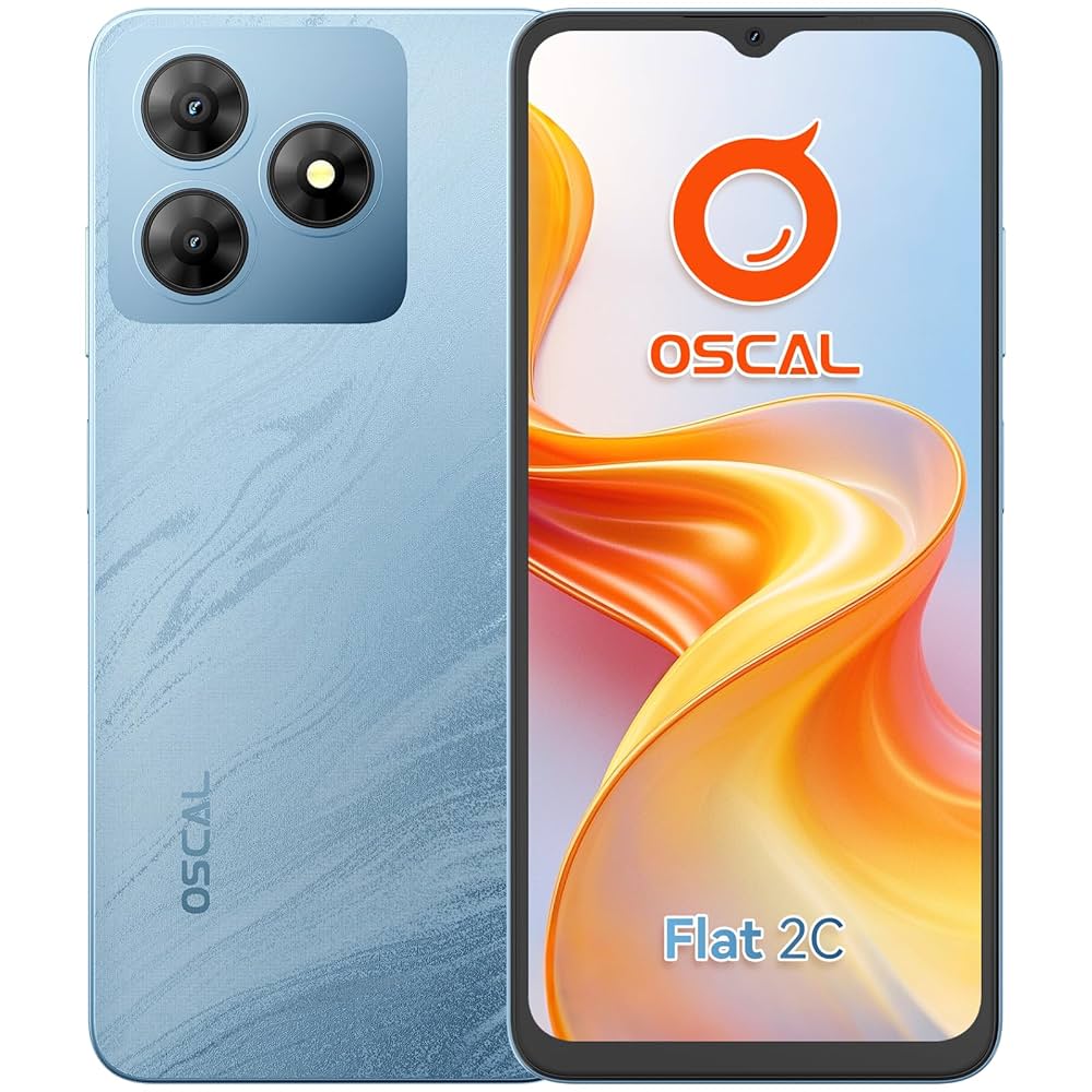 OSCAL FLAT 2C Mobile Phones, Android 14 Phone(2025), Cheap